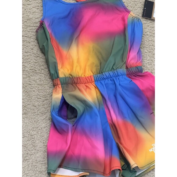 NWT The North Face Girls’ Amphibious Romper Multicolor - Picture 4 of 16